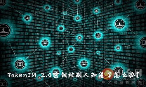 TokenIM 2.0密钥被别人知道了怎么办?