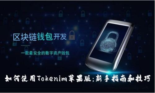 如何使用Tokenim苹果版：新手指南和技巧